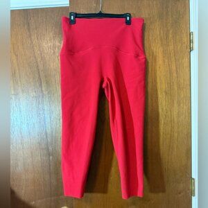 Spanx Red Booty Boost Leggings size 1X